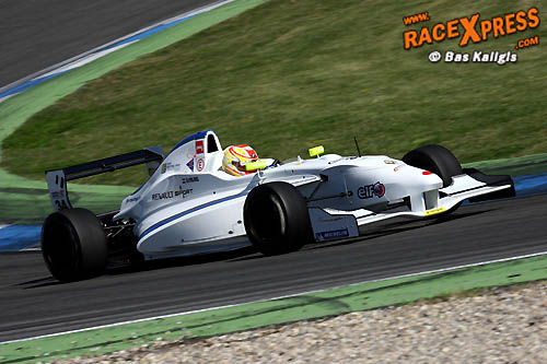 Robin Frijns snel onderweg